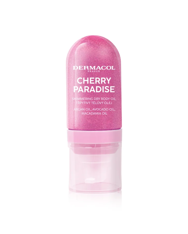 Cherry Paradise – trblietavý suchý telový olej