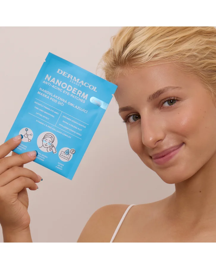 NANODERM Nanovláknitá suchá maska pod oči