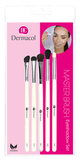 Set of cosmetic brushes Master for face with case